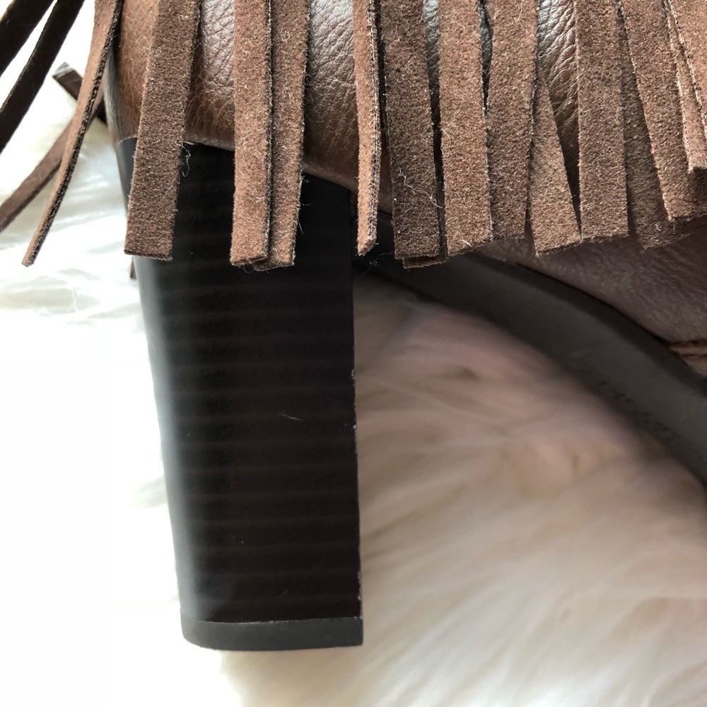 American Living Kalee brown fringe bootie size 10 - Picture 8 of 8